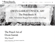 Tablet Screenshot of pencilneck.com